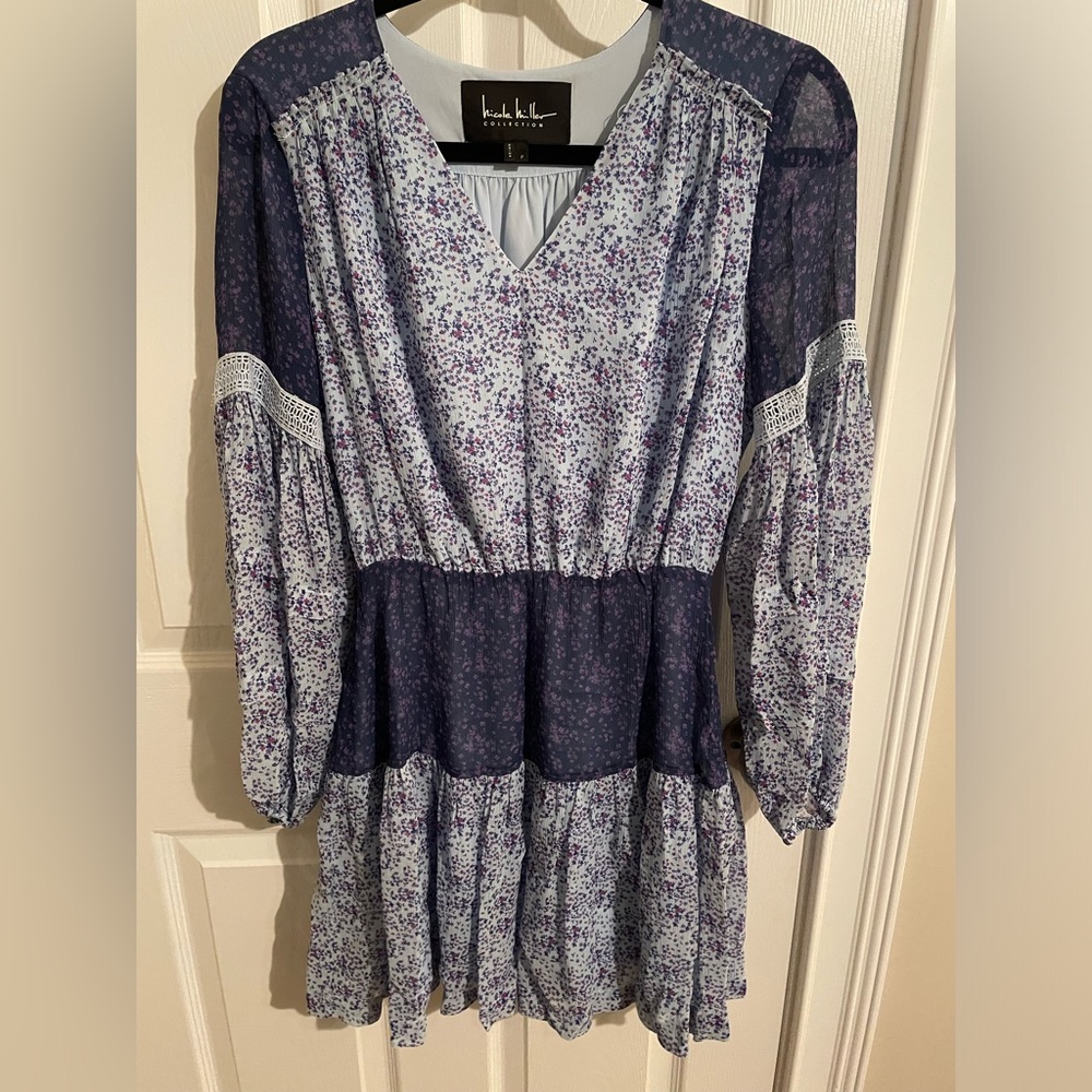 Nicole Miller Long Sleeve Dress